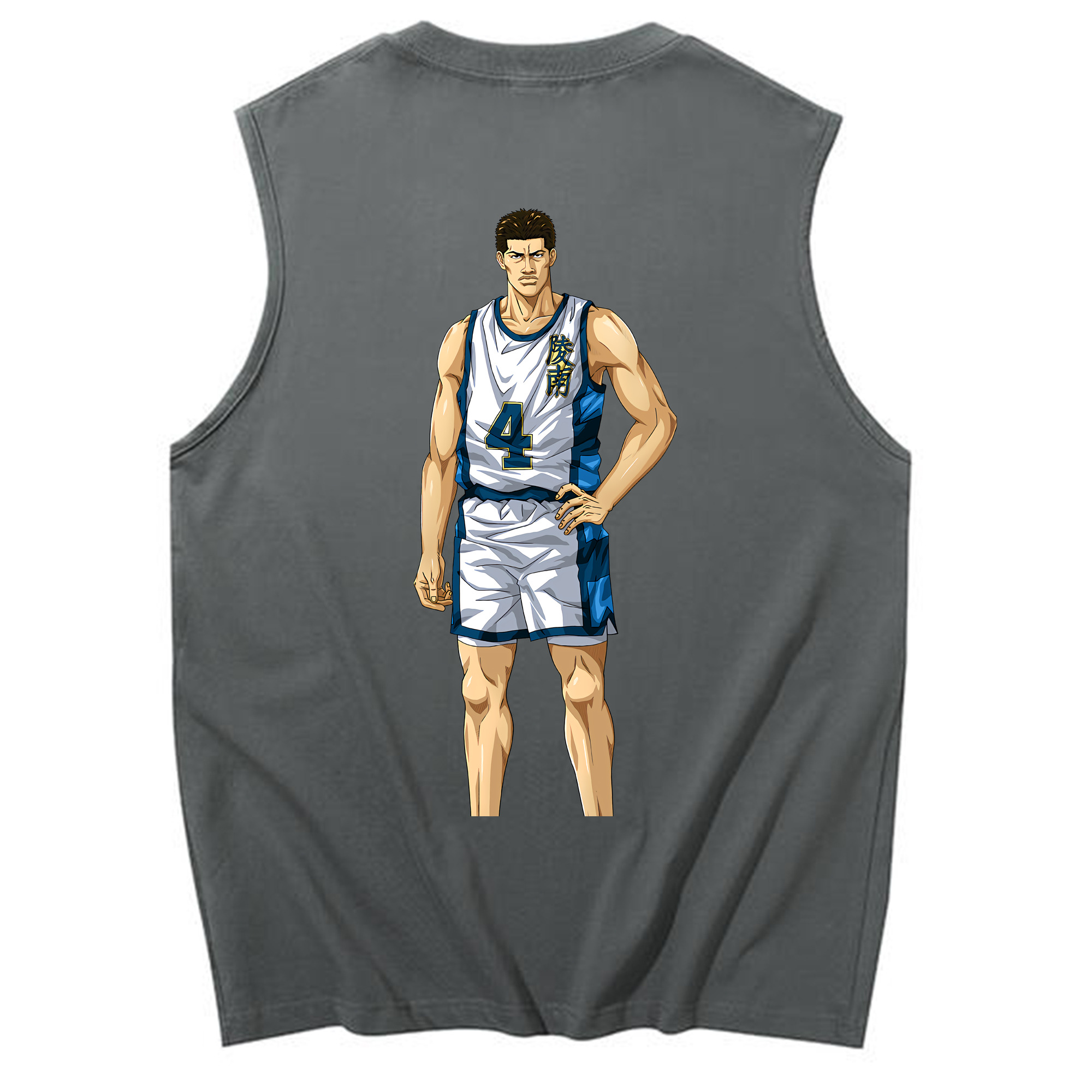（画像用） SLAM DUNK／スラムダンク コットン100％タンクトップ（背面プリント）